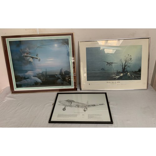 4 - FRAMED LTD. ED. PRINT WESTLAND LYSANDER MK III SIGNED BY ODETTE HALLOWES AND THE ARTIST DENIS PANNET... 