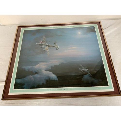 4 - FRAMED LTD. ED. PRINT WESTLAND LYSANDER MK III SIGNED BY ODETTE HALLOWES AND THE ARTIST DENIS PANNET... 