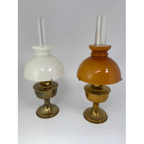 326 - PAIR OF OIL LAMPS