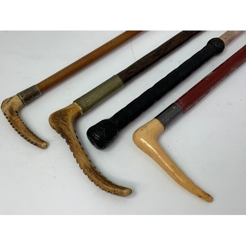 445 - 4 RIDING CROPS