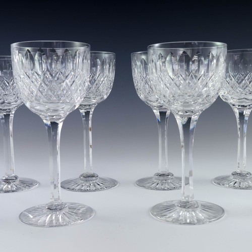 122 - SET OF 8 STUART CRYSTAL WINE GLASSES