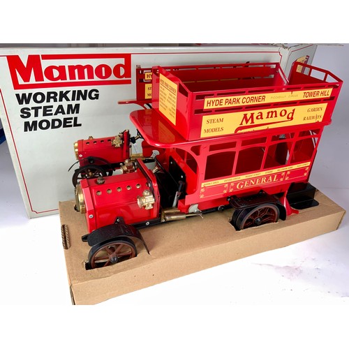 472 - MAMOD WORKING STEAM MODEL LB1 LONDON GENERAL BUS, APPEARS UNUSED.