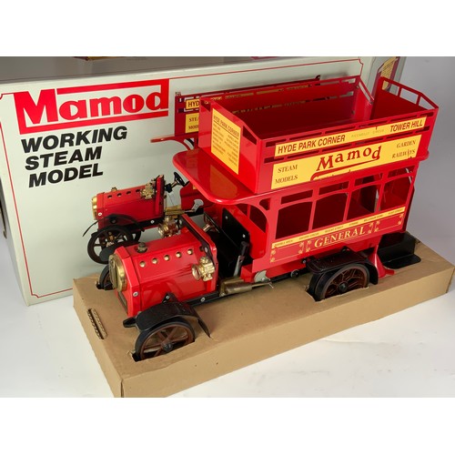 472 - MAMOD WORKING STEAM MODEL LB1 LONDON GENERAL BUS, APPEARS UNUSED.