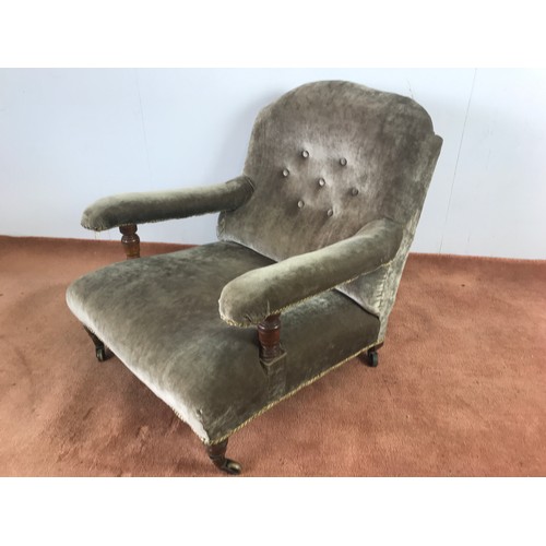 245 - GEORGIAN EASY CHAIR