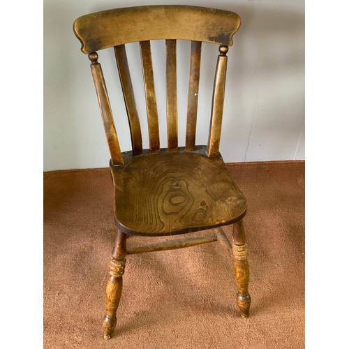 239 - PAIR OF EDWARDIAN CHAIRS WITH TURNED LEGS, LEATHER OVER STUFFED SEATS AND PADDED BACKS, & A SINGLE W... 