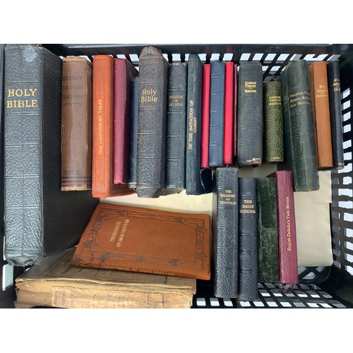 79 - COLLECTION OF VARIOUS BIBLES, PRAYER BOOKS & OTHER RELIGIOUS BOOKS