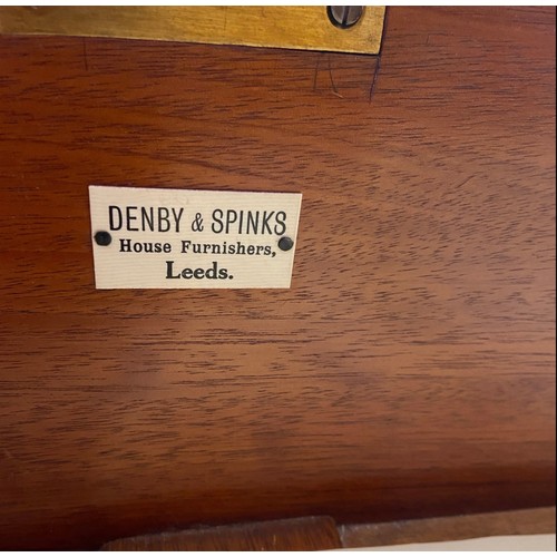 209 - CHEST OF 2 OVER 3 DRAWERS WITH DENBY & SPINKS LABEL