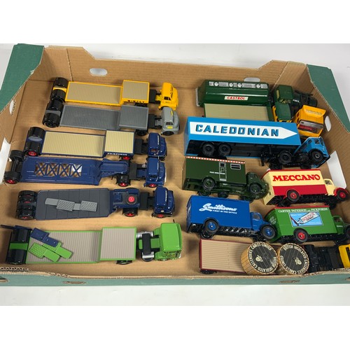 134 - 14 U/B CORGI DIE CAST MODEL LORRIES, HAULAGE SERIES, BEDFORDS, PICKFORDS, MECCANO ETC.