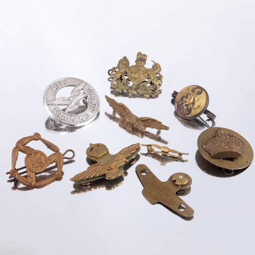 192 - MILITARY BADGES AND MEDALS INC. NATIONAL SERVICE AND SUEZ MEDALS