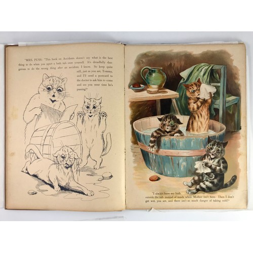 52 - LOUIS WAIN BOOK 'PA CATS MA CATS AND THEIR KITTENS' ILLUSTRATED BY LOUIS WAIN, PUBLISHED BY RAPHAEL ... 