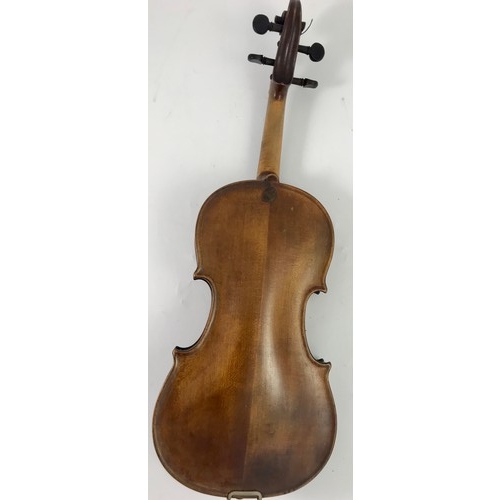 278 - VIOLIN WITH BOW IN CASE BEARING 'ALBANI' LABEL