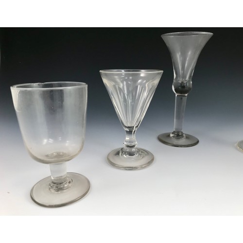 79 - 6 VARIOUS ANTIQUE GLASSES