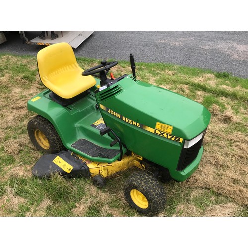 9 - JOHN DEERE LX178 TRACTOR MOWER