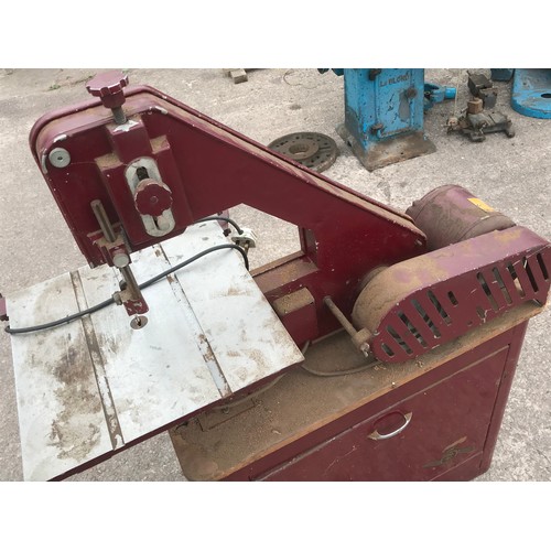 271 - IMP, CORONET TOOLCO DERBY BAND SAW ON CABINET