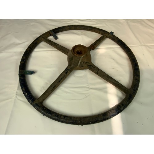 218 - LARGE 4 SPOKE STEERING WHEEL