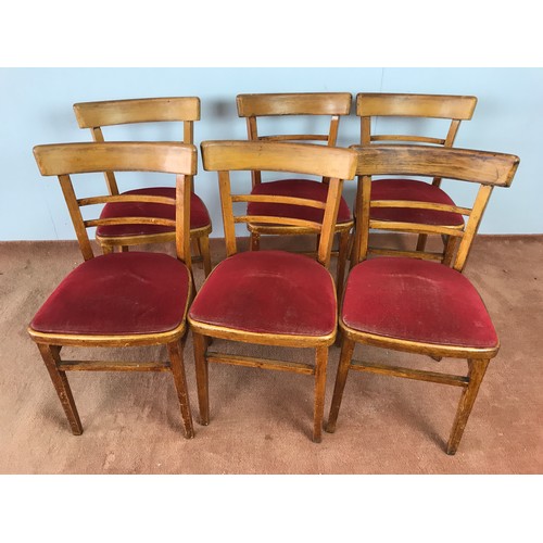 485 - SET OF 6 CHAIRS