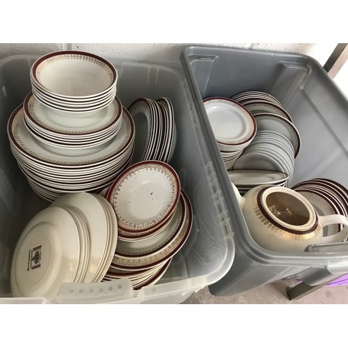 360 - LARGE QUANTITY WOOD & SON CATERING CHINA PORCELAIN