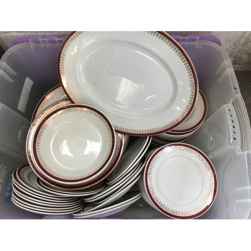 360 - LARGE QUANTITY WOOD & SON CATERING CHINA PORCELAIN