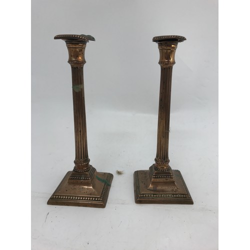 431 - 2 PAIRS OF CANDLESTICKS