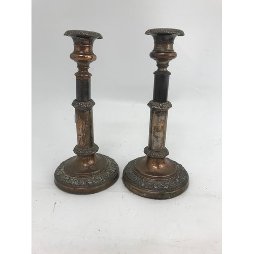 431 - 2 PAIRS OF CANDLESTICKS