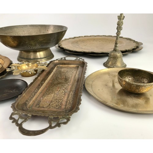 330 - MISC. INDIAN AND OTHER ETHNIC BRASSWARE INC. TRAYS