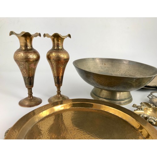 330 - MISC. INDIAN AND OTHER ETHNIC BRASSWARE INC. TRAYS