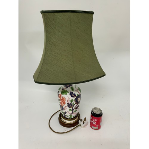 359 - PAIR OF DECORATIVE CERAMIC TABLE LAMPS