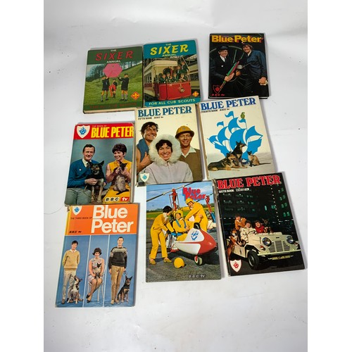 77 - QTY. OF CHILDREN’S ANNUALS , BLUE PETER, SIXER ETC