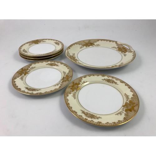 189 - NORITAKE DECORATIVE PART TEA SERVICE FOR 6