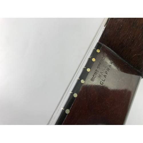 515 - 5 STRING BANJO STAMPED RICHARD SPENCER MAKER CLAPHAM