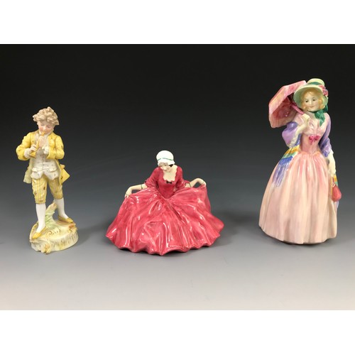 202 - MISC. FIGURES INCLUDING CONTINENTAL FIGURES AND ROYAL DOULTON