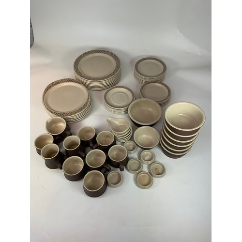 139 - 60s RETRO PURBECK POTTERY STONEWARE PART SERVICE, LARGE QTY.