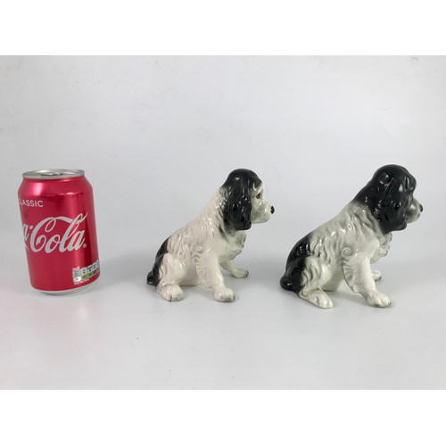 205 - PAIR OF SYLVAC SPANIEL FIGURES