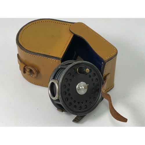 382 - VINTAGE FISHING INTEREST, HARDY BROTHERS CENTRE PIN FLY FISHING REEL ‘ST. GEORGE’ 3 INCH TOGETHER WI... 