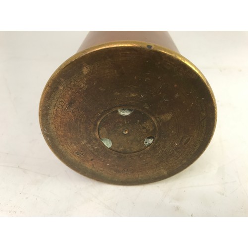 412 - VINTAGE BRASS SHELL CASE