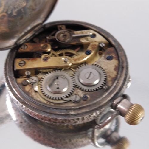 361 - FERROVIE DELLO STATO ENGRAVED POCKET WATCH WITH TENNIS DECORATION HAVING BREVET GOLD MEDAL MOVEMENT ... 