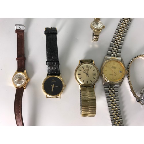 376 - COLLECTION OF LADIES AND GENTS WRIST WATCHES, MOSTLY FASHION WATCHES