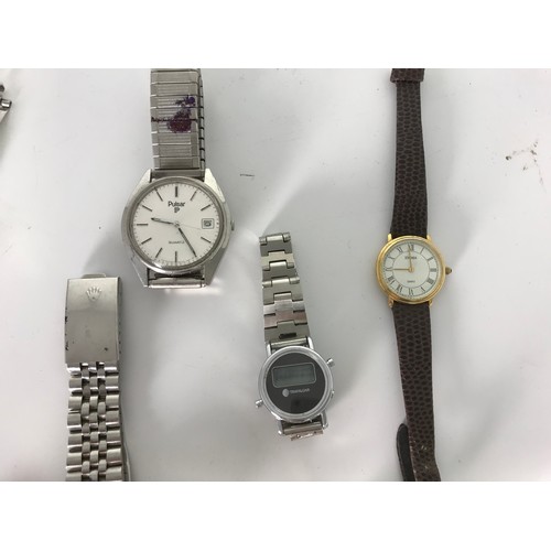 376 - COLLECTION OF LADIES AND GENTS WRIST WATCHES, MOSTLY FASHION WATCHES