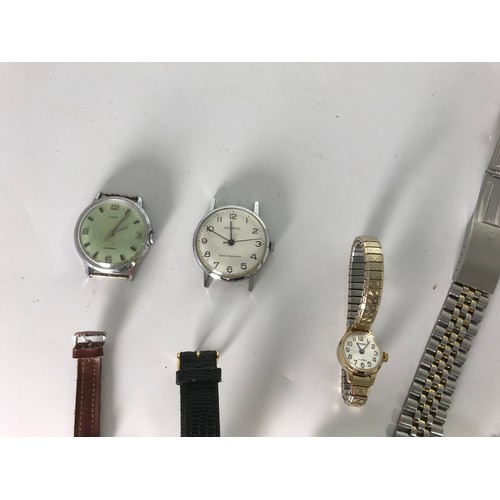 376 - COLLECTION OF LADIES AND GENTS WRIST WATCHES, MOSTLY FASHION WATCHES