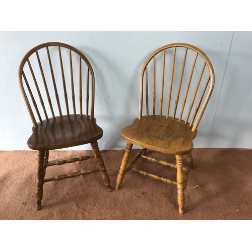 378 - PAIR OF HOOP BACK CHAIRS