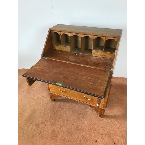 14 - INLAY MAHOGANY FALL FRONT BUREAU