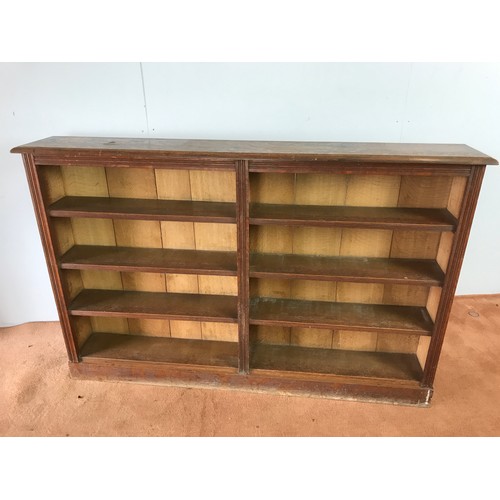 176 - OAK BOOK SHELVES