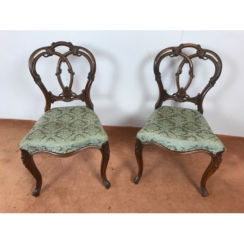 362 - 2 PAIRS OF BEDROOM CHAIRS