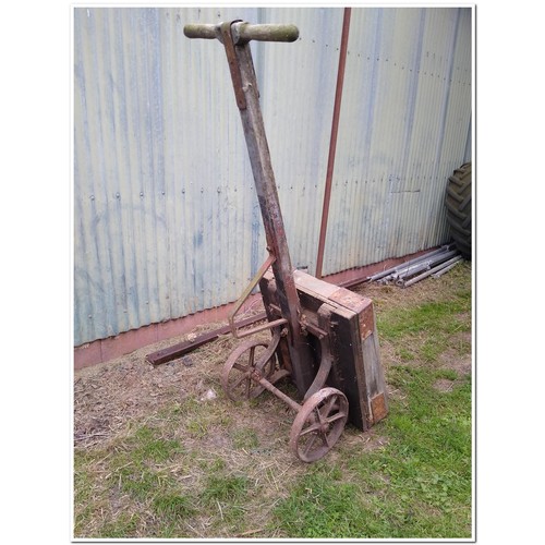 20 - TRANSPORT INTEREST, AN ENGINEERS WORK TRUCK, BELIEVED TO HAVE COME FROM A WAGON REPAIR WORKS NEAR SH... 