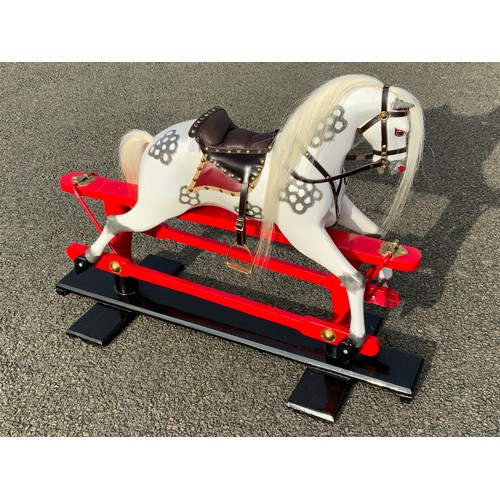 23 - VINTAGE CHILDS ROCKING HORSE