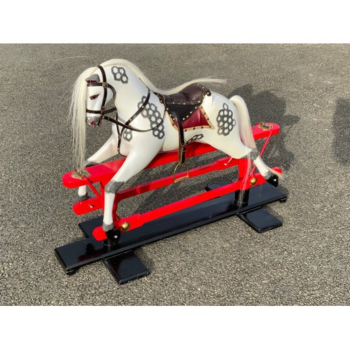 23 - VINTAGE CHILDS ROCKING HORSE