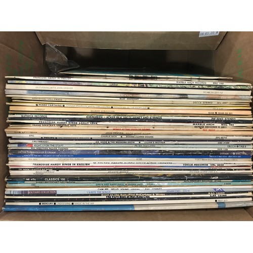 316 - GOOD SELECTION OF ASSORTED POP & EASY LISTENING LP RECORDS, INC. DR HOOK, JOHN DENVER, BARRY WHITE, ... 