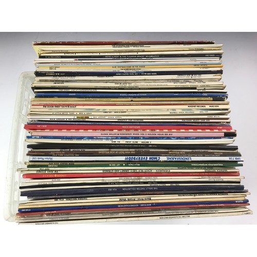 326 - A COLLECTION OF APPROX 70 33 RPM LP RECORDS MOSTLY ROCK & POP