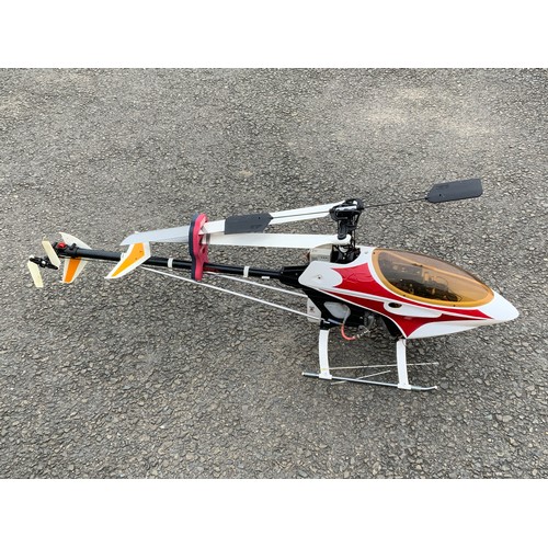 25 - RADIO CONTROLLED AVIATION, RADIO CONTROLLED HELICOPTER, SUPER POWER, RED FARING.