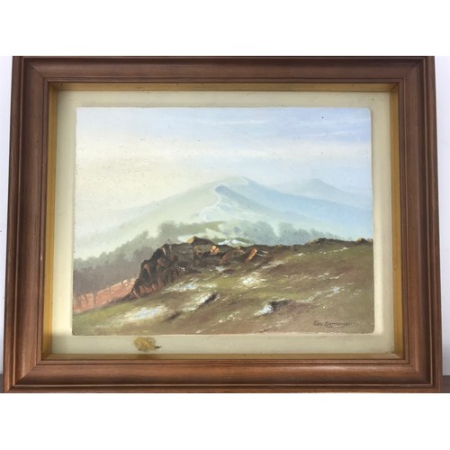 62 - 3 SMALL FRAMED OIL ON BOARD BY PAINTINGS ERIC BOTTOMLEY